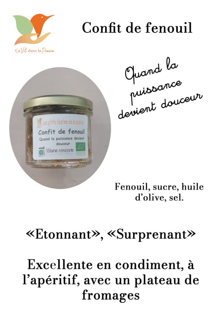 Confit de Fenouil Fiche