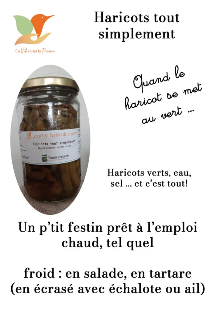 Haricots tout simplement Fiche